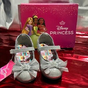 Disney Princess Glittery Silver Shoes